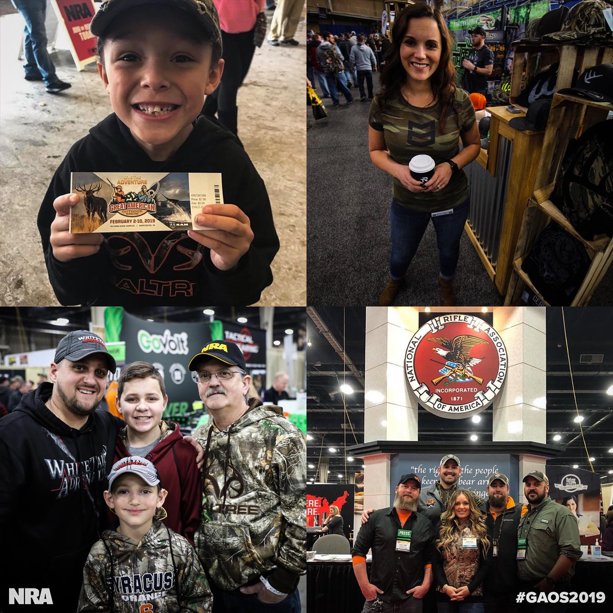 NRA's tweet image. #GAOS2019 was quite the celebration of freedom! Thank you to everyone who came out and also to #Harrisburg for welcoming us with open arms. A special thank you to all the brand new @NRA members who joined the fight to defend #2A – we are grateful to have you. See you next year!
