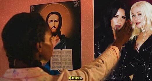 aguilerei's tweet image. Que Fall in line vença! Amém #FallInLine #GRAMMYforFallInLine