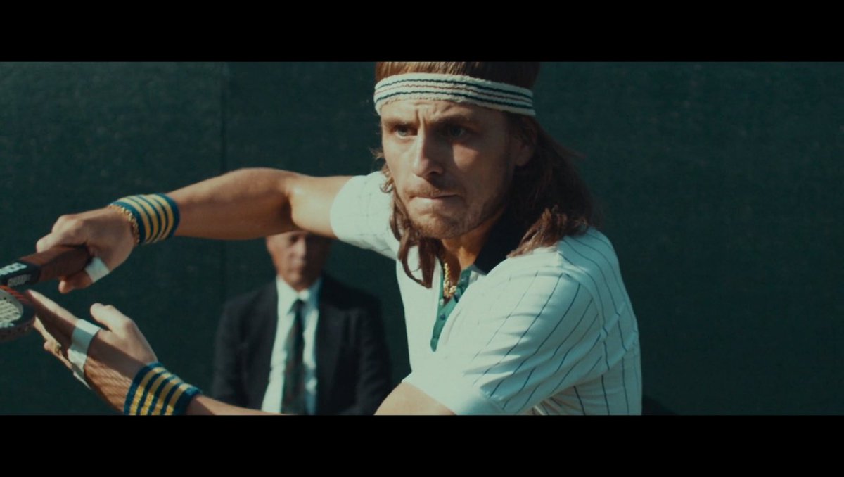 merchf's tweet photo. #BorgVsMcEnroe by Janus Metz. 2.5 #martines. Hay algo de #Rocky ahí, pero igual sigo prefiriendo #Wimbledon (la de Peter, Peter Colt). https://t.co/BlKnqvyg46