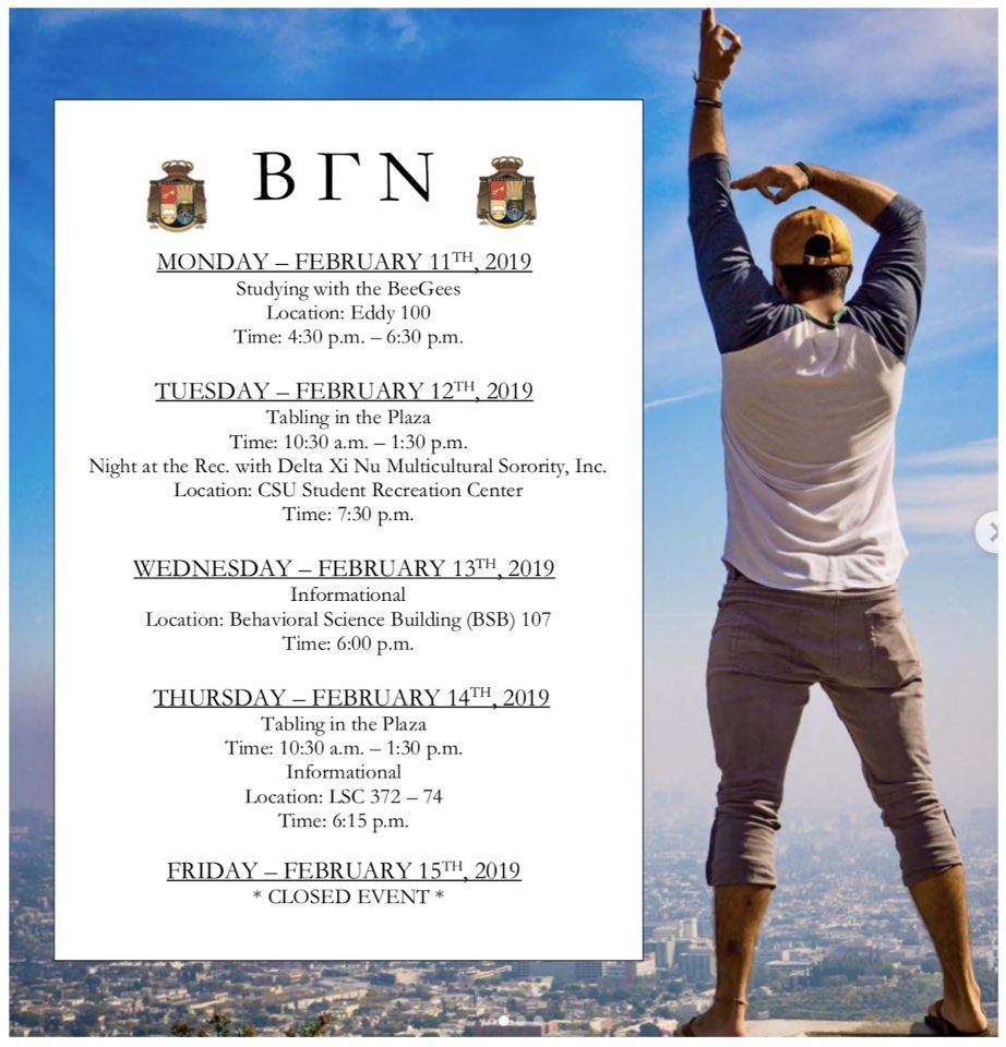 BGNZETA's tweet photo. It’s officially that time! Rush week is beginning so come join us at our events starting tomorrow! Reach out to Alexander Lee at (720) 838-1007 for more information. https://t.co/rW341Q20GM