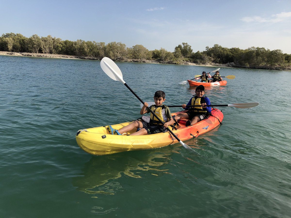 BCADyear5's tweet photo. Over the last week, the Year 5s have been enjoying their trips to the Eastern Mangroves where they have been kayaking, paddle boarding and dragon boating as well as learning all about the plants and animals that live within the mangroves. #bcadyr5 #easternmangroves #schooltrip https://t.co/oGYLWykdPa