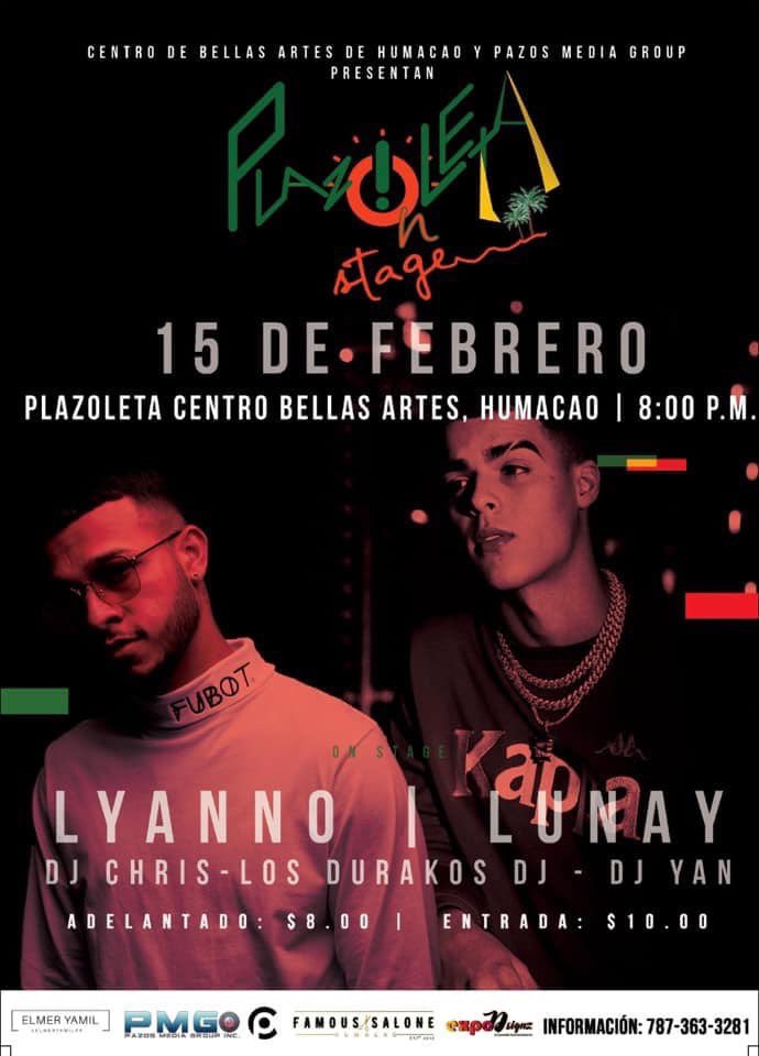 PazosMediaGroup's tweet photo. "Porque el 14 de febrero celebran los enamorados, pero el 15 perrean los solteros." 

El 15 de febrero arranca “Plazoleta On Stage” desde las 8 de la noche en la plazoleta del Centro de Bellas Artes de Humacao. @lunaypr1 https://t.co/3xZS8BOk9m