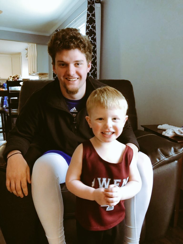 McAnallyCameron's tweet photo. S/O to @Rebels_Nation for the hookup once again! Never disappointed and also got to see a glimpse of Owen's skills! #lefyaretoosmooth #leftyonlefty https://t.co/WL3w8oSZ5l