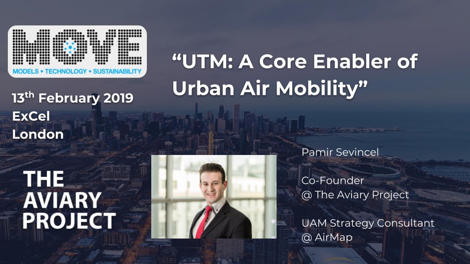 PamirSevincel's tweet photo. I'll be talking at MOVE 2019 at ExCel on February 13th. If you are around, happy to meet up!
#MOVE #MOVE2019 #AviaryMOVE #UrbanAirMobility #eVTOL #FutureOfMobility #FutureOfFlight #UTM #entrepreneurship #TheAviaryProject #avgeek #av4u #aerospace #aviation #innovation #technology https://t.co/P9SATQprZ1