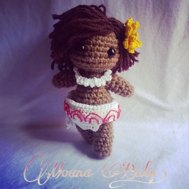 Baby Moana Amigurumi