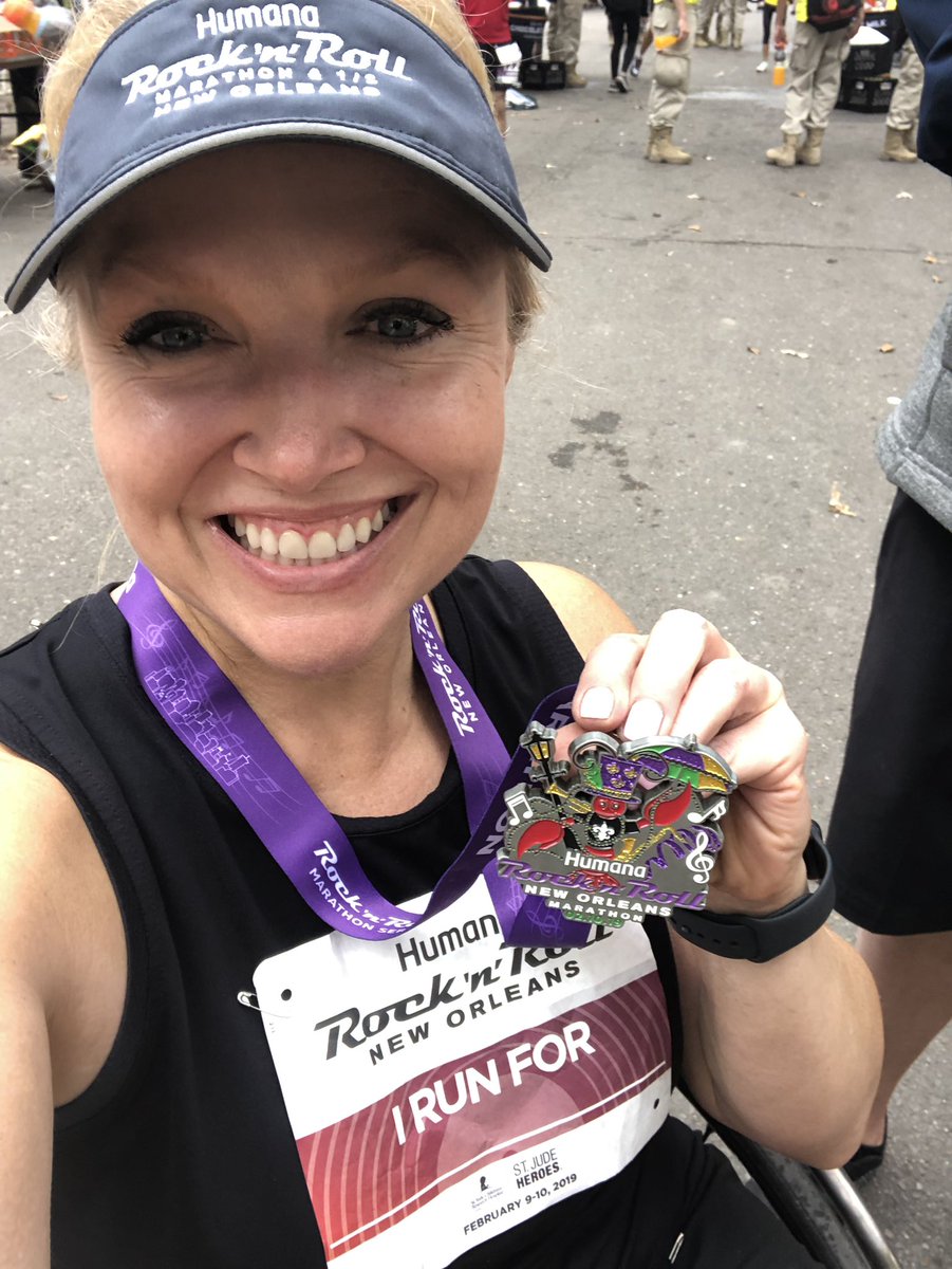 Many thanks to the wonderful and generous people who helped me surpass my fundraising goal for <a href="/StJude/">St. Jude</a> today in the <a href="/RunRocknRoll/">Rock ‘n’ Roll Running Series</a> in New Orleans!! <a href="/RonforTexas/">Ron Simmons</a> <a href="/GregAbbott_TX/">Greg Abbott</a>  <a href="/njhesse/">Neil Hesse</a> <a href="/BradBuckleyDVM/">Brad Buckley</a>