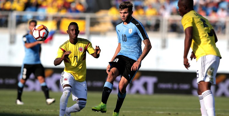 TNTSportsCL's tweet photo. [VIDEO] 🎥 Compacto: a Colombia (@FCFSeleccionCol) le alcanzó con lo justo y clasificó al Mundial #Sub20xCDF https://t.co/DsPazGPvGN https://t.co/6G3MyIYHUQ