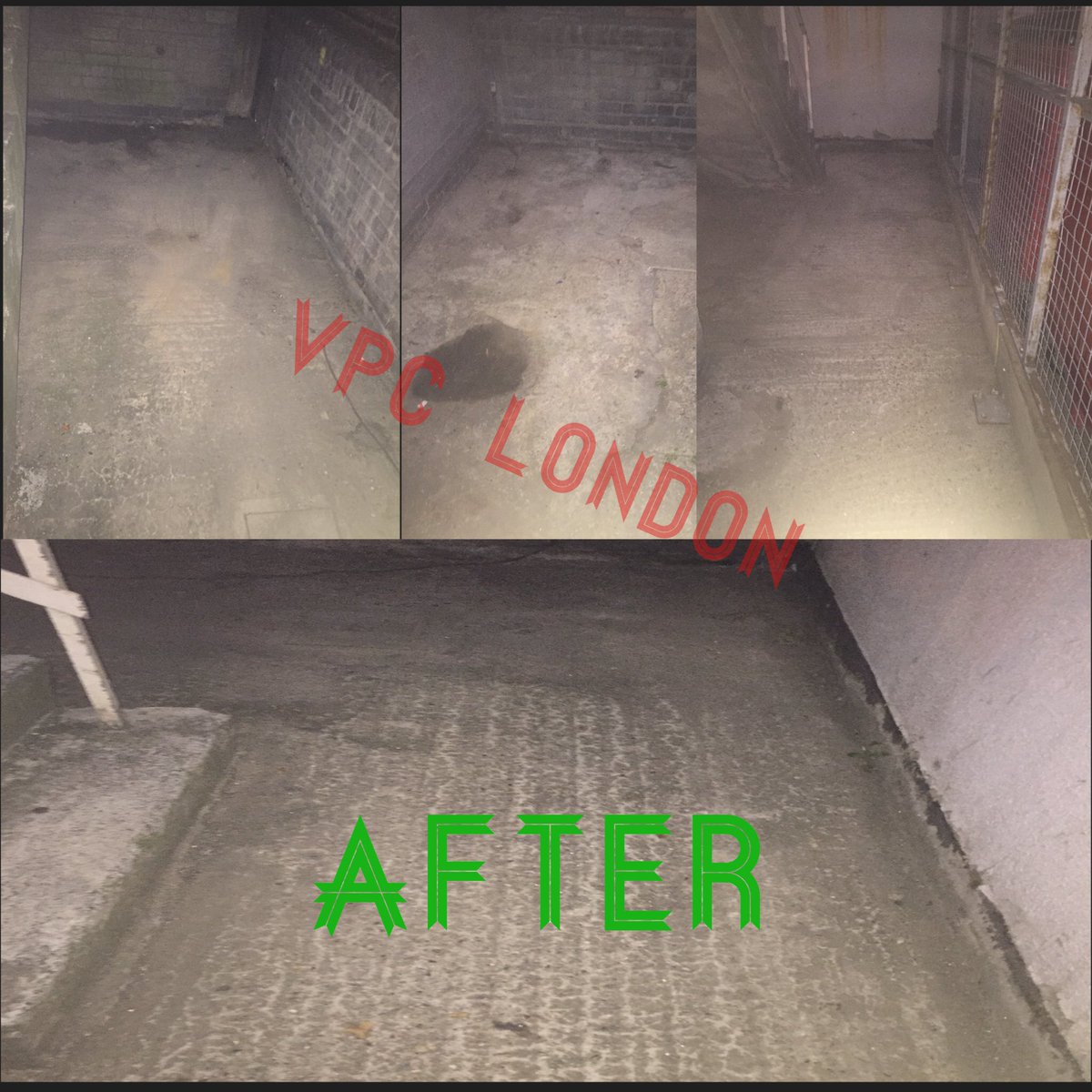 VPCLondon's tweet photo. Check out our work before &amp; after clear the rubbish from bin areas of a residential building in Slough. https://t.co/lc04M14wnS