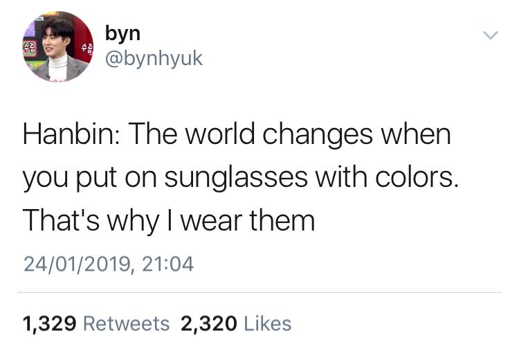 kingbobdongie's tweet photo. Hanbin + sunglasses appreciation thread https://t.co/hzTR4eHkzV