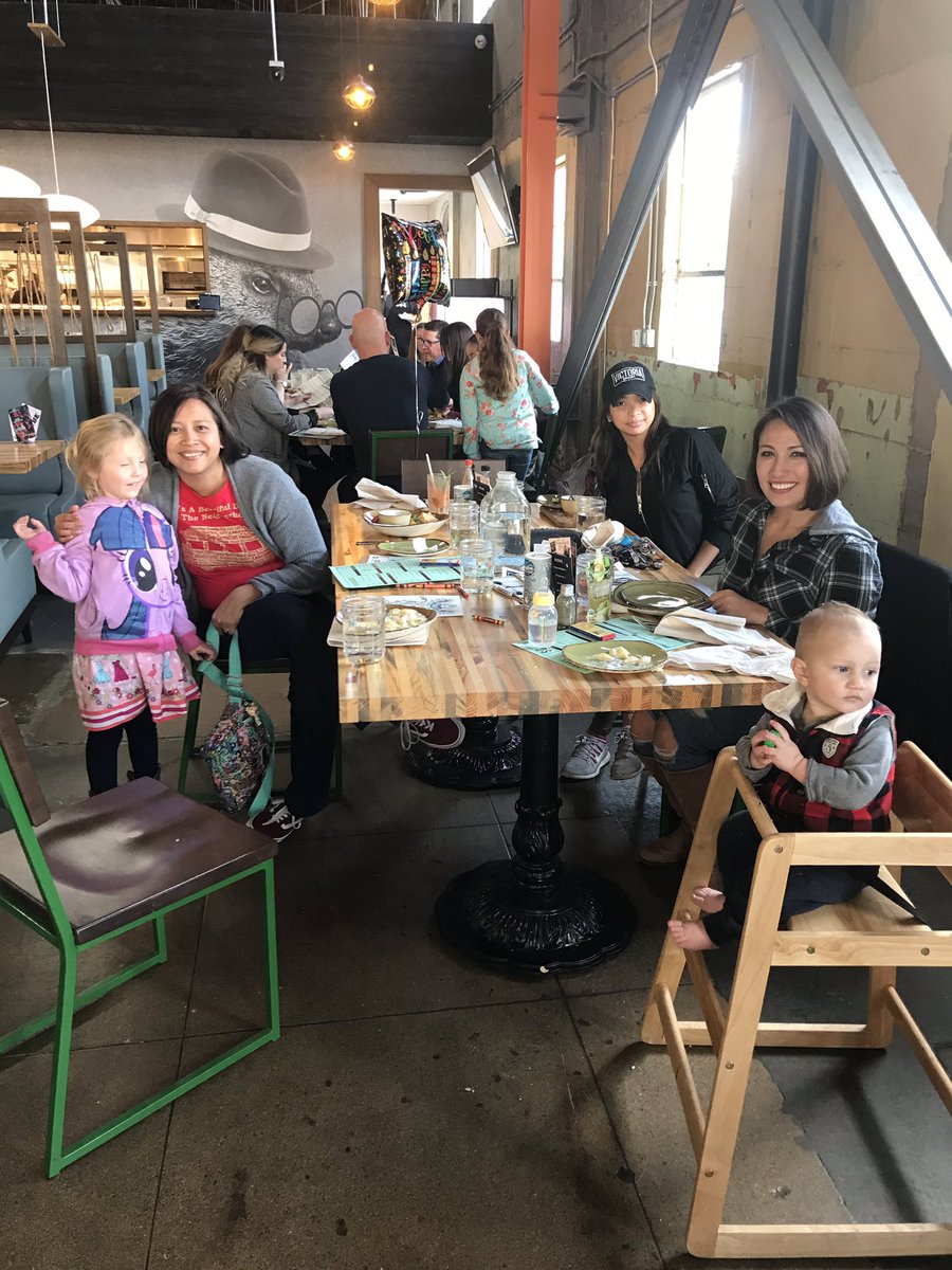 queenkv's tweet photo. We are family! Super fun @AAJASanDiego meal at @PunchBowlSD. Chatting up #AAJASD Anniversary mixer, plus dreaming up awesome meet-ups like camping and a picnic at Mission Bay. Why? Because we’re family! https://t.co/NEvDMKUCM0