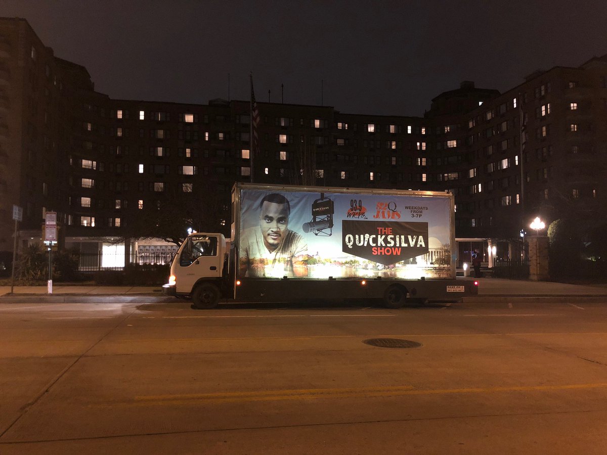 DJQUICKSILVA's tweet photo. The #QuickSilvaTruck will be out all this week all over Baltimore &amp; DC .If you spot it take a picture ,hashtag #QuickSilvaShow &amp; #QuickSilvaTruck for your chance to win a #DTLR gift card @quicksilvashow weekdays 3-7p on @939wkys &amp; @92qjamsbmore https://t.co/t27LZsIY30