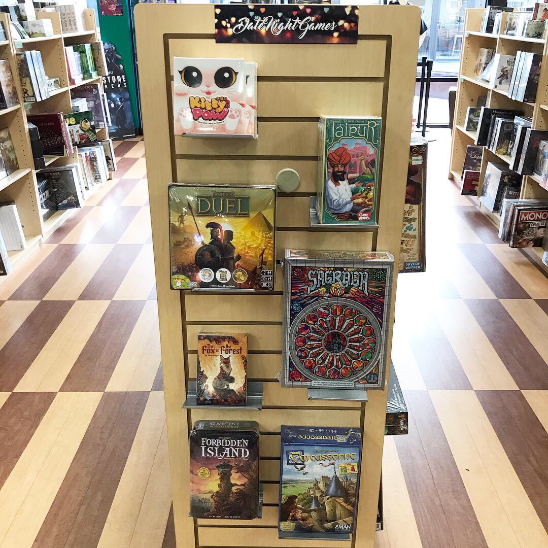 DLairAustin's tweet photo. February featured board games for Date Night, Castle Games, Damon's Picks, and Social Deception Games! 🏰💕
#dlairaustin #dragonslair #boardgames #boardgamegeek #gamesfor2 #datenight #gamenight #castlegames https://t.co/GVQywoqfn4