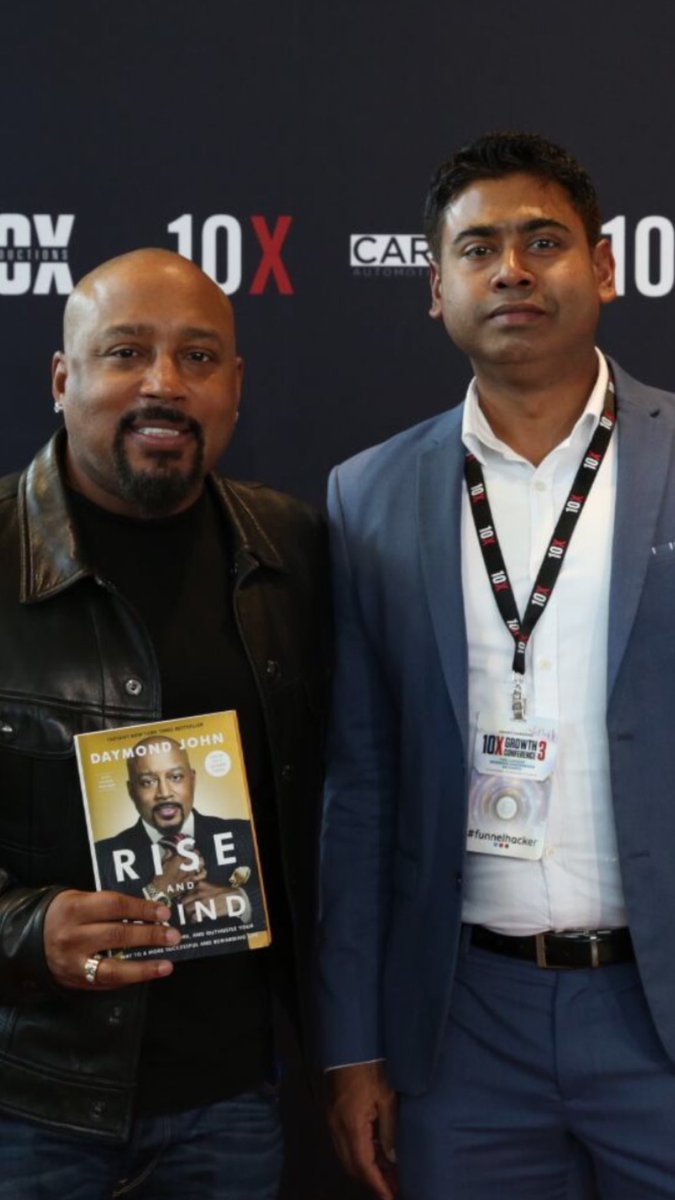 Meet the Famous DAYMOND JOHN!! It was a great pleasure meeting with Shark Tank 🦈 Character, Successful Entrepreneur &amp; Investor Daymond John. 
Excited that I have joined Daymond John’s Master Mind Mentor Group and work together on my current Entrepreneur Milestones #TugForce