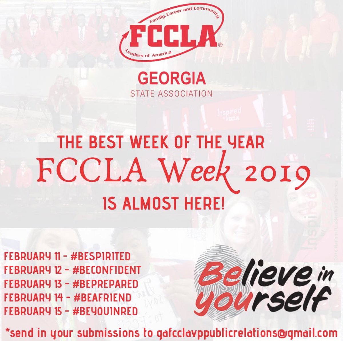MrsCMacAllaster's tweet photo. SFHS is excited for FCCLA Week! @brawner_SF @FCCollegeCareer @SouthForsythHS #southstrong #joyeveryday #choosekind https://t.co/4SCsqDa8vJ