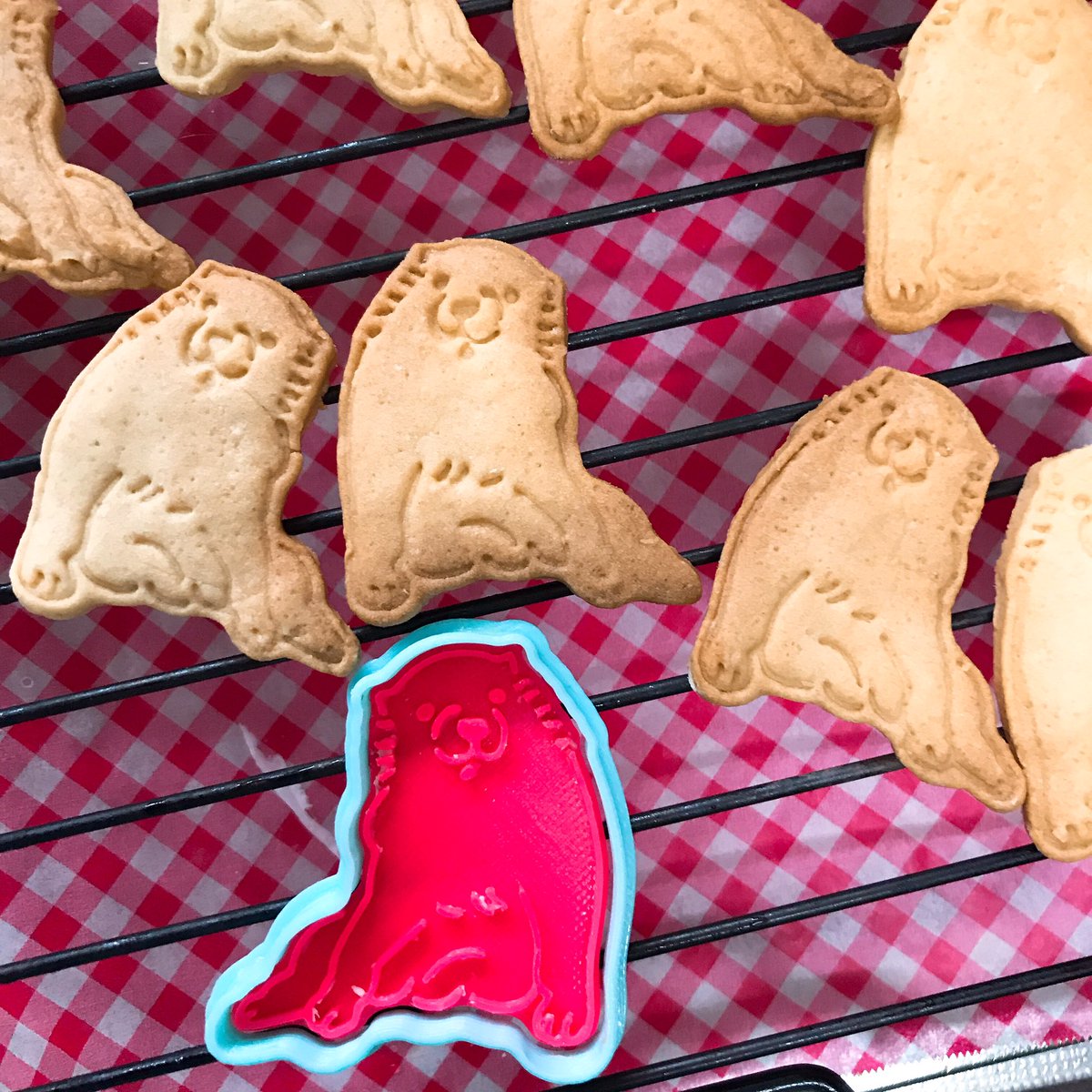 すぱこ On Twitter 昨日は 奇想の系譜 展で 大好きな蘆雪の犬 グッズを買いました 前の海洋堂の子と一緒に撮りました 山下裕二先生と辻惟雄先生の講演会も良い思い出になりました 辻先生のサイン素敵です 今日は寒いので クッキーを焼きました なかなか難しい