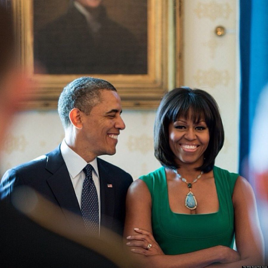 DisavowTrump20's tweet photo. For eight years, Barack and Michelle Obama showed us how to lead a country with elegance, integrity, and dedication to the truth. 

RETWEET if you miss the Obamas! #GRAMMYs https://t.co/o36Mn1QEmk