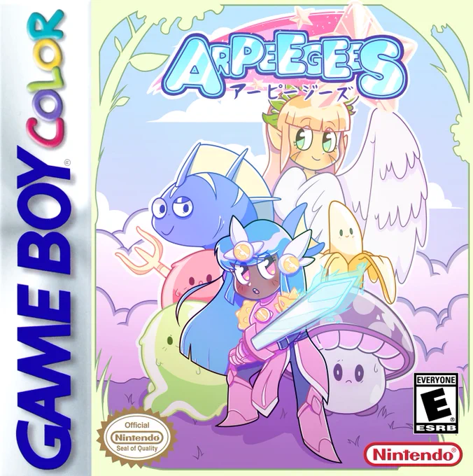 Work in progress on my next fake Game Boy Color Box!! ✨ #Arpeegees 