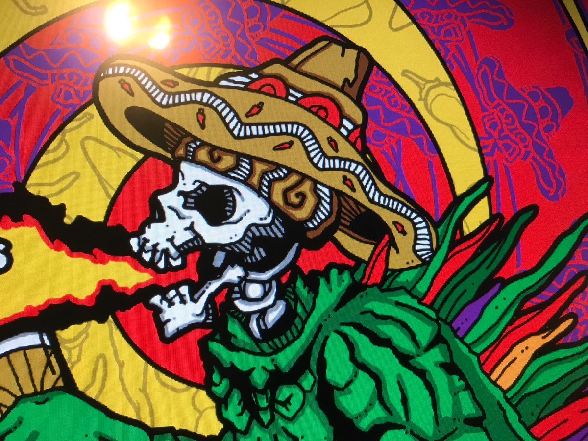 Sneak Peek of the <a href="/pdxhotsauceexpo/">PDX Hot Sauce Expo</a> poster artwork. #badass