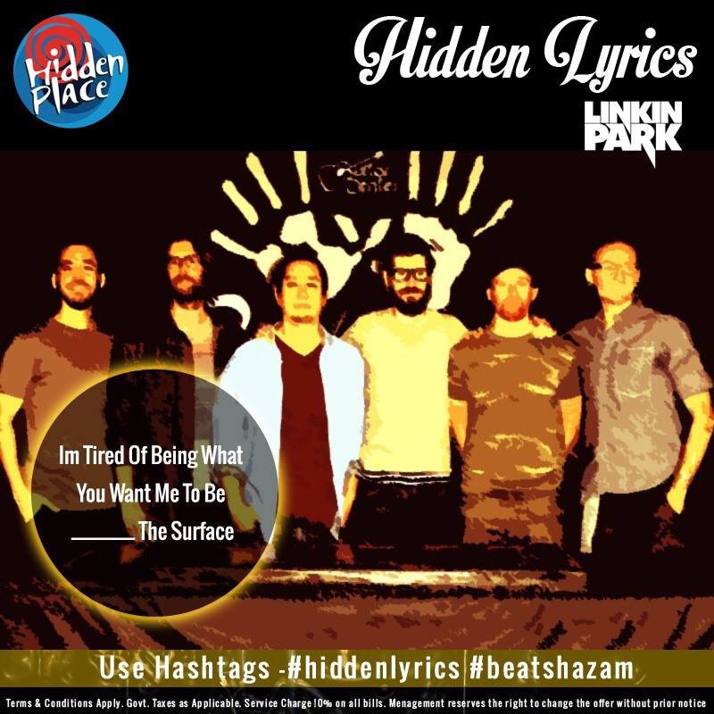 Let’s start our Mondays with a glass of beer & play Hidden Lyrics! 

Use Hashtags:
#hiddenlyrics #beatshazam 

#hiddenplace #hiddenlyrics #beatshazam #linkinpark #mondaycontest