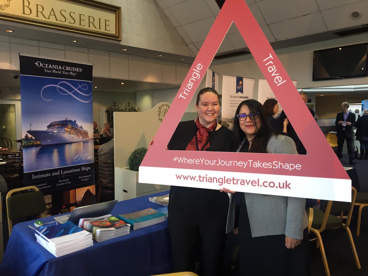 More triangle 'selfies' of yesterdays show <a href="/m_richards1982/">Michael YR</a> Michael @CelebrityUK <a href="/dannyjoelscenic/">Danny Joel</a> Danny <a href="/ScenicEmerald/">Scenic & Emerald Cruises Totally Trade</a> <a href="/SeabournCruise/">Seabourn</a> <a href="/HALcruises/">Holland America Line</a> Emma <a href="/OceaniaCruises/">Oceania Cruises</a> Priti