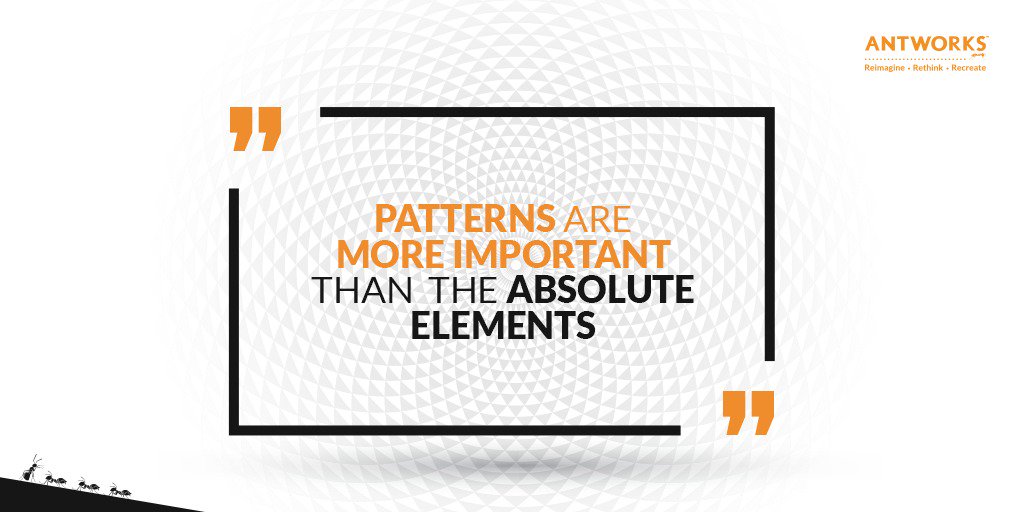 Pattern recognition allows the human brain to recognise and read any data (words or images) that’s similar to data it's seen before. This is how we've designed all our solutions. #AntWorksisFractal #AntWorksisF