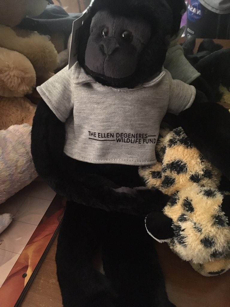 ellen wildlife fund gorilla stuffed animal