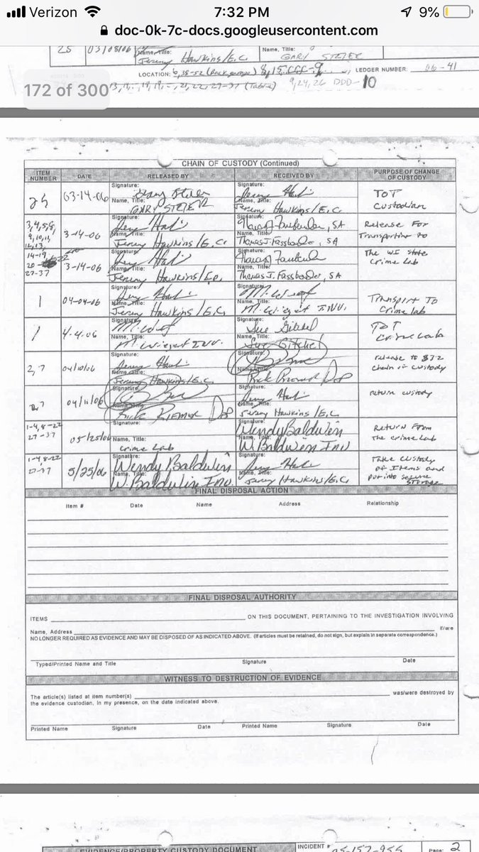 7pairsofpanties's tweet image. Ok found two bullet fragments found on 3/02/06 they never recorded it going out to @ZellnerLaw for testing or of it coming back. Go figure. #MakingAMurderer #MakingAMurderer2