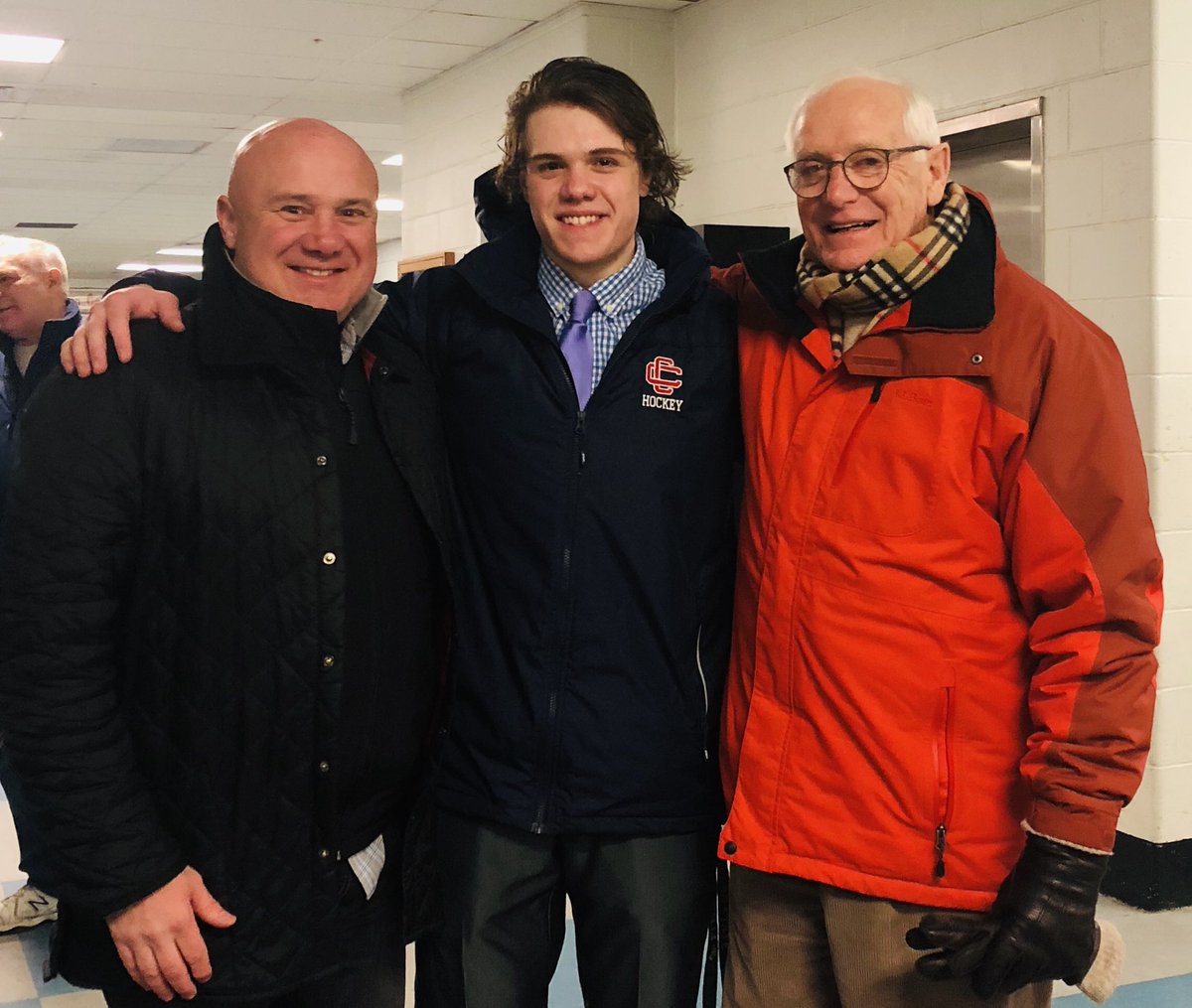 CleonD35's tweet photo. So proud of my little big man @dimitridask He started skating 3 yrs.  ago. Turn goalie 2 yrs. ago &amp; made his 1st org. hockey team Cent. Catholic Varsity. Plyd. his 1st varsity mins Sat. night &amp; my BU coach Parker was there cheerin his Gson Shane Lachance! Truly special Night! https://t.co/W9tJ6hgbxD