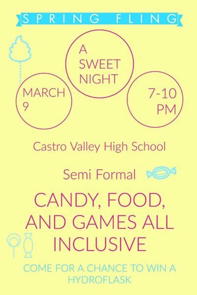 cvhsclass2019's tweet photo. SPRING FLING IS HERE! Just like homecoming but sweeter...see tix and prices here: https://t.co/zhV96zOPmD
