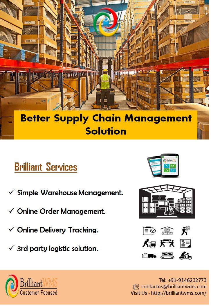 Brilliantwms's tweet image. Brilliant WMS Supply Chain Management Software is excellent Solution for managing materials, information, and finance.
Enquiry Now for free Demo: brilliantwms.com/brilliantwms/l…
Visit Us: brilliantwms.com
Contact Us – 9146232773
#warehousemanagementsystems #warehousecontrol