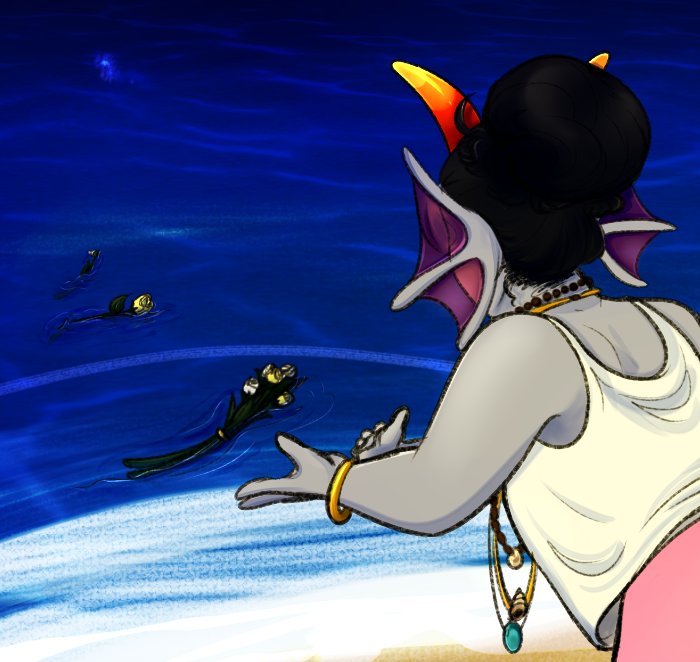 snailspores's tweet photo. #hsaculture #hsacultureday4
during new years / Reveillon it's common in Brasil to make offerings to Iemanjá and toss white & yellow flowers into the sea for her :^D sticking with my peixes girl for it hehe https://t.co/iIEUmGsuUB