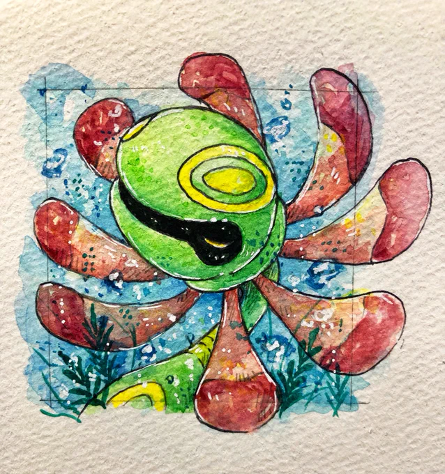 昨日落書きでユレイドル描いて、改めてこいつ可愛いと思った 