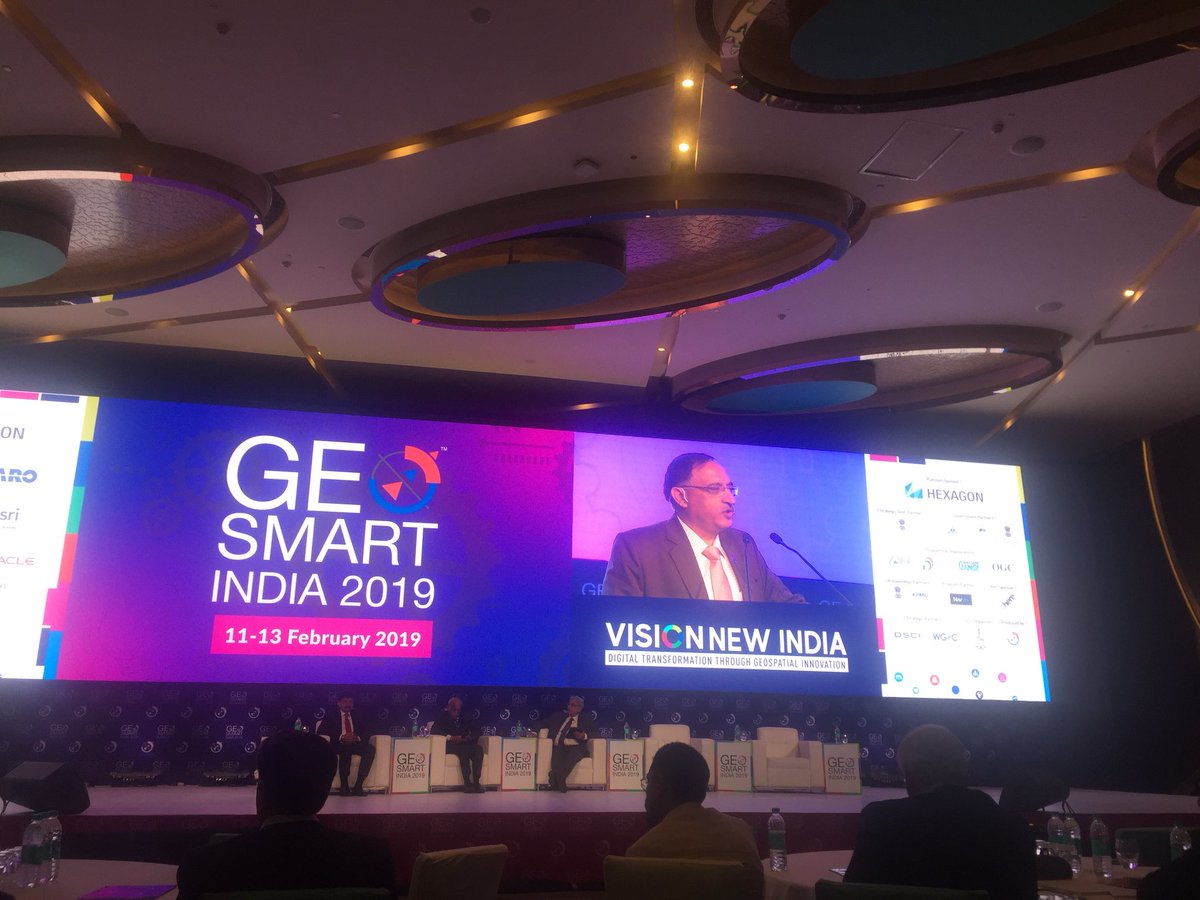 mahashreveta's tweet image. As the world is focusing on Smart Cities, Survey of India aims to build smart villages in India - Lt. Gen. Girish Kumar, VSM, Surveyor General of India. @geoworldmedia @GeospatialM #geospatialbydefault