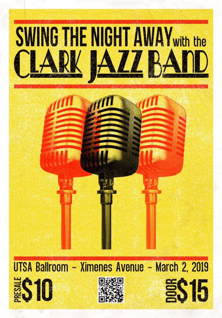 Swing the night away with the Clark Jazz Band 🖤🎼