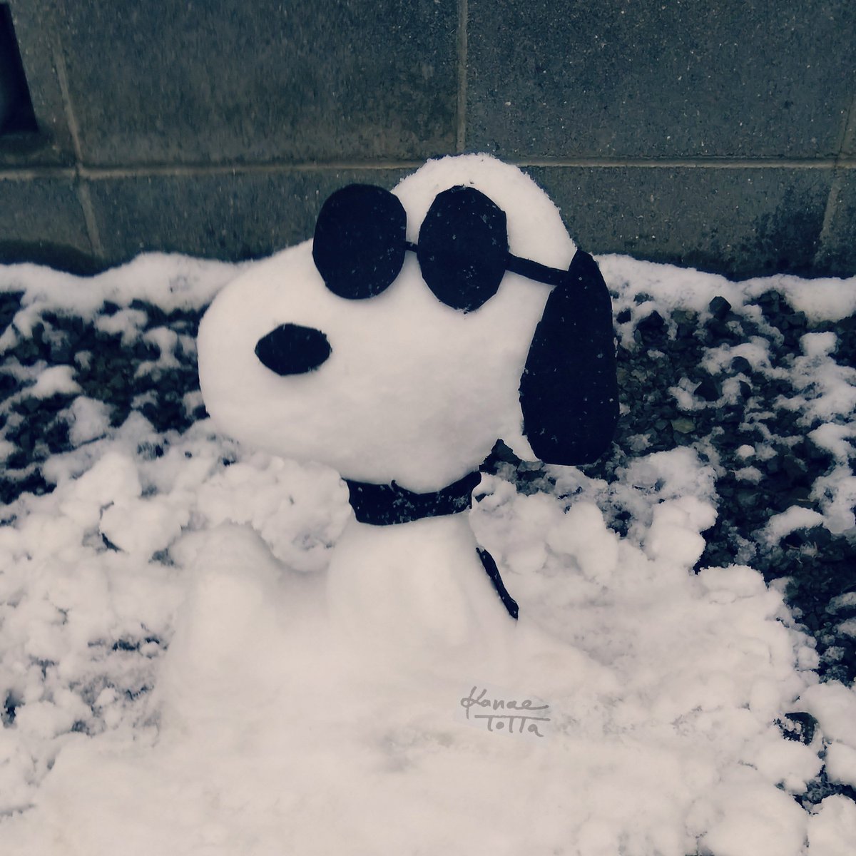 かなーぶらうん Ar Twitter 雪だるまスヌーピー 雪スヌーピー Snow Joe Cool 5年ぶりの雪あそび楽しかった Peanuts Snoopy スヌーピー 雪だるま 雪スヌーピー 雪だるまスヌーピー