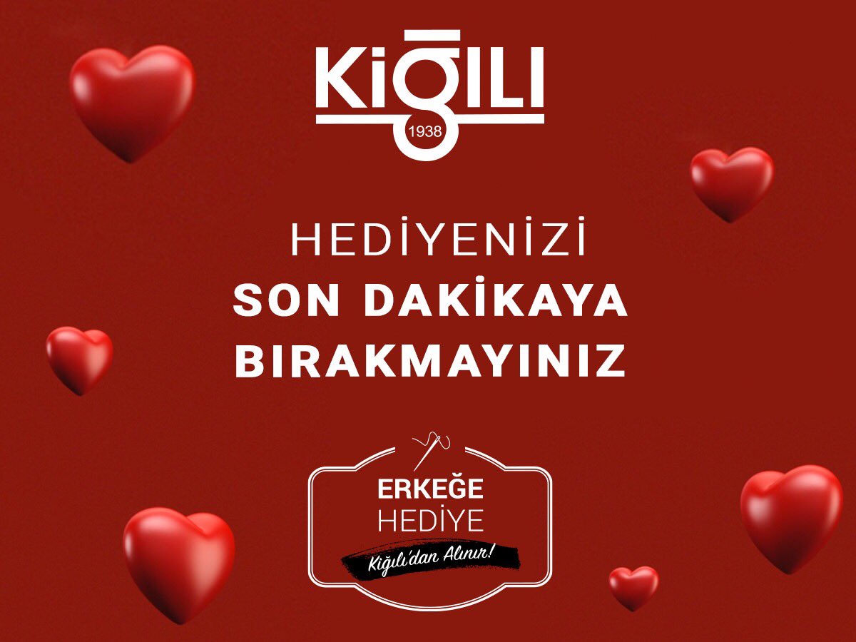 Erkeğe Hediye <a href="/KigiliGiyimAS/">Kiğılı</a> ’dan alınır. 
Üstelik %60 İndirim fırsatı ile!

#sevgililergunuhediyesi
#14subathediyesi