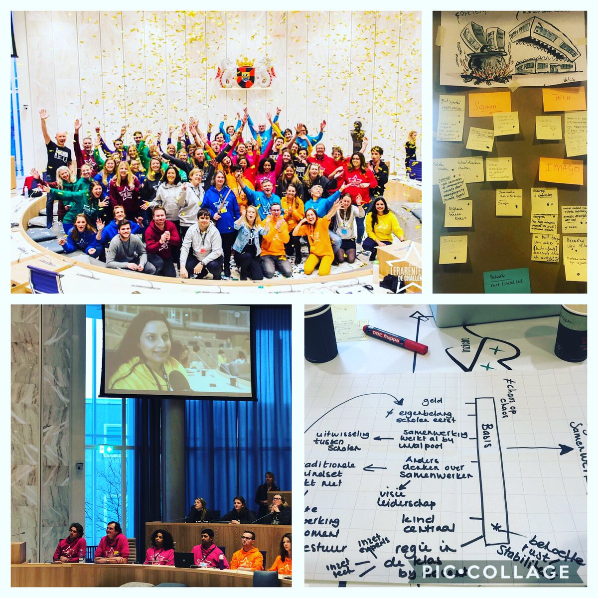 Team roze, van harte en alle andere deelnemers die hier hun liefde, energie, tijd, en denkracht hebben ingezet.🙏🏻 "The most valuable resource that all teachers have is each other!" 
#LerarenTekortHack #gemeentalmere #almere #windesheimflevoland #lerarentekort