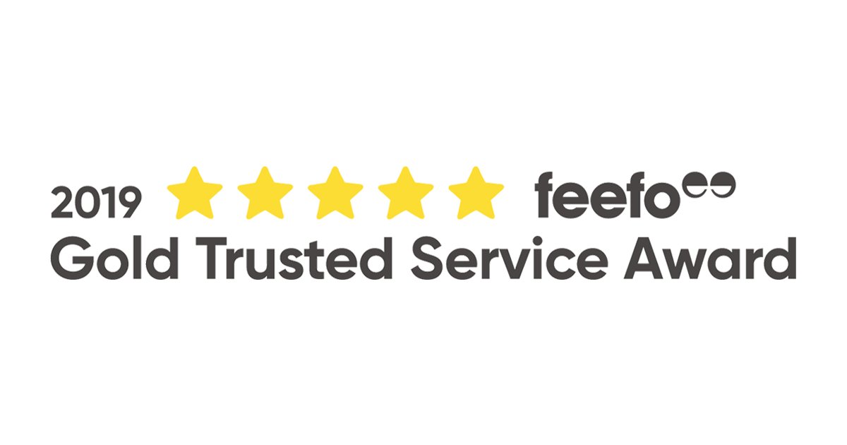 We’ve won the <a href="/Feefo_Official/">Feefo</a> Trusted Service award 2019! Sending a big thanks to our customers for sharing their honest feedback and keeping us on our toes. Find out what our customers have been saying about us here: feefo.com/en_GB/reviews/… #FeefoTrusted