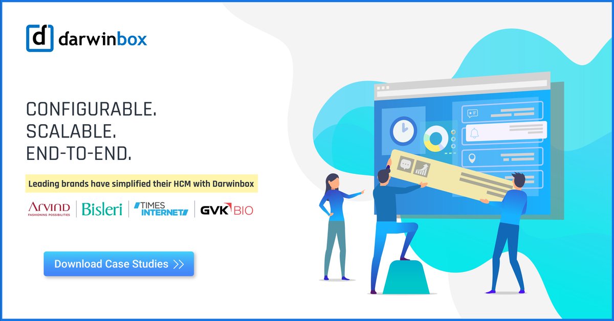 thedarwinbox's tweet image. Achieving #HCM transformation through #simplification while leveraging the #configurability of an end-to-end #HRTechnology solution is no mean feat! Darwinbox takes pride in sharing 8 enterprise-level #HRTech transformation journeys. Read on: bit.ly/2HEJxjV