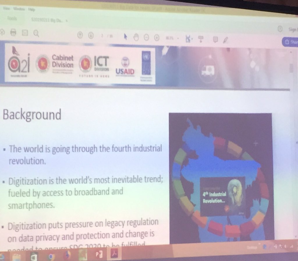LussierY's tweet image. #bigdata4health in @Bangladesh plans for #4IR readiness #bigdata4health just like @UAhealthnet @UA_CB2