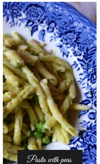 Pasta with Peas #recipe @  bit.ly/pastapeas 
<a href="/easynomic/">Easynomic Italian Food</a> 
#delicious #food #recipes #meatfreemonday