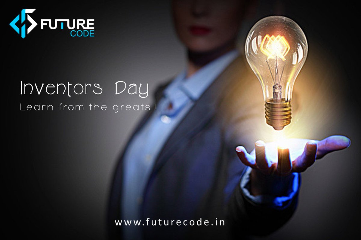 futurecodeTech's tweet image. Today is inventors day! We can learn so much from the great inventors. They weren't afraid to learn, take risks, solve complex problems, and most importantly fail and try again.
#inventor #entrepreneur #inventorsday #futurecode