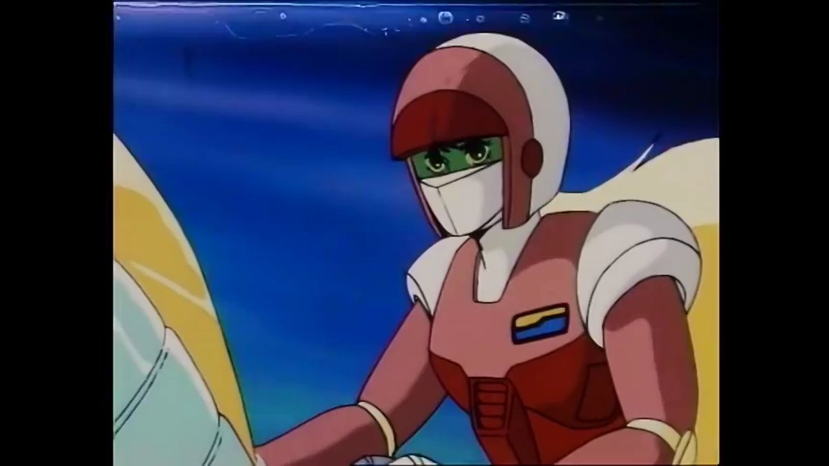 アニス これを見た人はピンクの画像を貼れ 星銃士ビスマルク に登場したマリアン ルヴェール 声 神代知衣氏 ピンク色の強化服を装着している 一枚目の色が赤なのはご愛嬌 なお本作は海外で Saberriderandthestarsheriffs という名で放送され人気を博