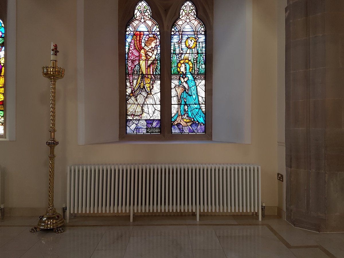VersatileEng's tweet image. Dating back to 1855, Grade B Listed Holy Trinity Church in Cookstown was recently restored by a top team including @MICHAELNUGENTLT. We were delighted to supply Zehnder Multicolumn #radiators &amp;amp; Poletti brass valves. 
bit.ly/2TMG5pa. #churchrestoration #commercialheating