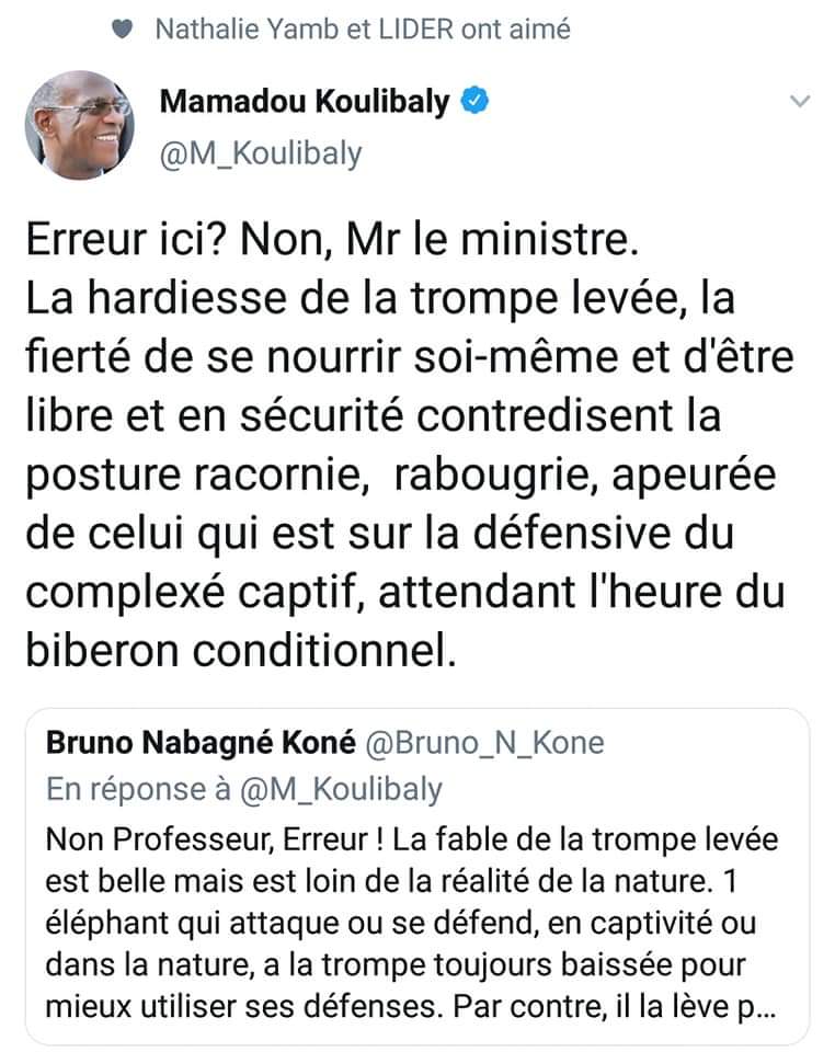 edithbrou's tweet photo. Ça fait plaisir de lire ce genre de débats courtois et ''sans bières'' entre deux éminents intellectuels ivoiriens, dans lequel les jeunes et le grand public en ressortent avec une culture générale améliorée et un esprit apaisé. 🇨🇮🕊️ https://t.co/Qwo7mkGWSr