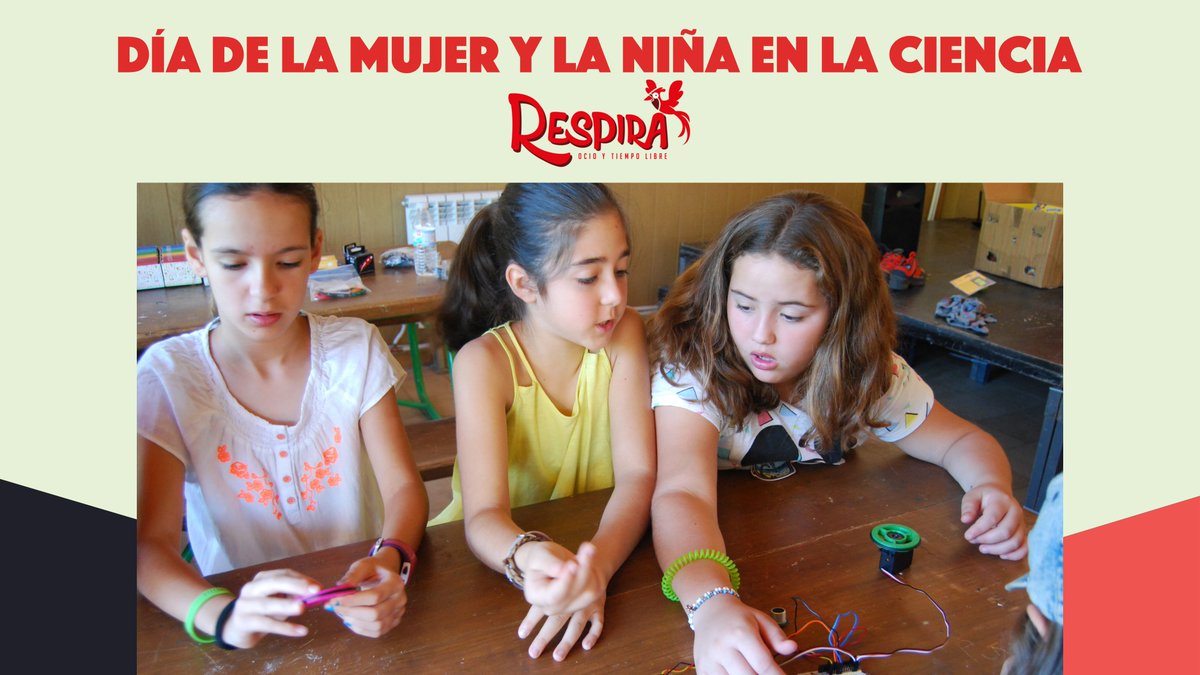 LaRoboteca's tweet photo. ¡Hoy celebramos el Día Internacional de la Mujer y la Niña en la Ciencia! 
Desde Respira y su área tecnológica La Roboteca, realizamos actividades que fomentan la vocación científica en las niñas. https://t.co/dsMUnTML8f
