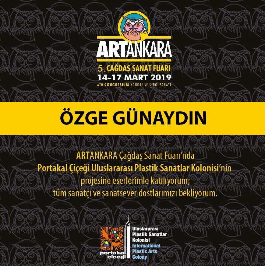 Ecrin Sergisi, 14-17 Mart tarihleri arası ArtAnkara Çağdaş Sanat Fuarı'nda 'Portakal Çiçeği Uluslararası Plastik Sanatlar Kolonisi'nde' olacak. Herkesi bekliyoruz!

#SokakCanlarıYalnızDeğil
#EcrinYaşamMerkezi

<a href="/ozgegunaydin1/">Ozge Gunaydin</a> @neyaddernek