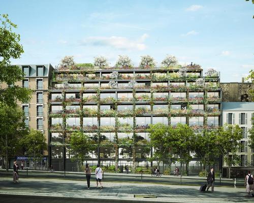 Futuristic hotel with focus on "inner life" care takes shape in Paris <a href="/triptyquearchi/">Triptyque</a> t.lei.sr/Qydx4n