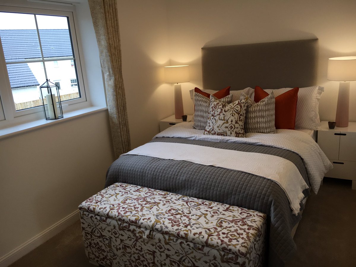 Very happy with our Show Home at Saxon Fields - styled by @JClaytonAndCo All complete just ahead of the Open Day which saw 15 potential purchasers come through the door!  #sharedownership #cullompton #nearlyallreserved