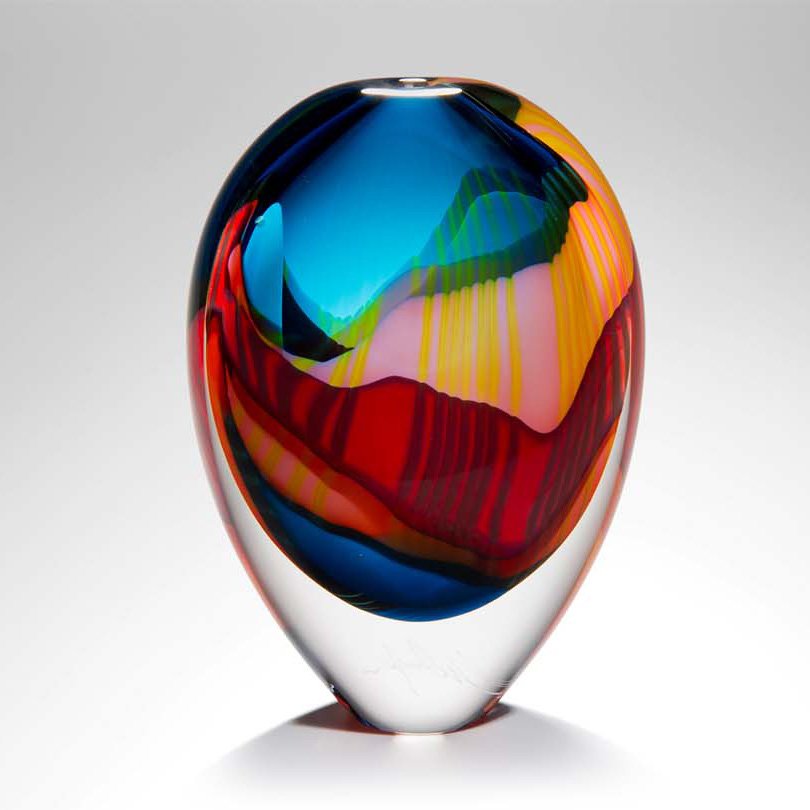 Peter Layton’s exquisite stoneform. Hand blown glass art by the Master of glass bit.ly/2tgC3te

#blownglassart #londonglassblowing #peterlayton #handblownglassart #glassartist #contemporaryartglass #interiordesigndecor #glasssculpture  #affordableart